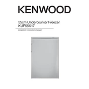 Kenwood KUF55X17 manual cover