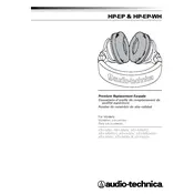 Audio-Technica ATH-M20X Headphones manual cover