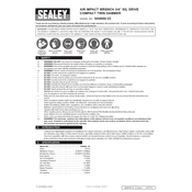 Sealey SA6004.V2 Impact Wrench manual cover