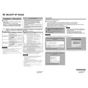 Mitsubishi SW1DND-MTW2-E MT Work manual cover