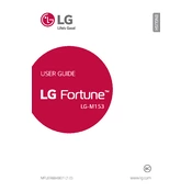 LG Fortune LG-M153 M153 Phone manual cover