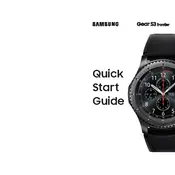 Samsung Gear S3 Frontier SM-R760NDAAXAR Watch manual cover