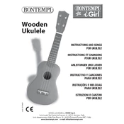 Bontempi 22 5371 Wooden Ukulele manual cover