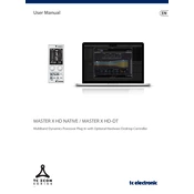 TC Electronic MASTER X HD NATIVE manual cover