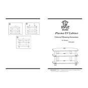 Pyle PAVS007 TV Cabinet manual cover