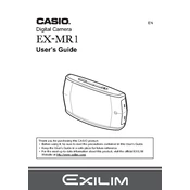 Casio EXMR1 Camera manual cover