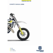 Husqvarna TC 50 Mini 2019 Motorcycle manual cover