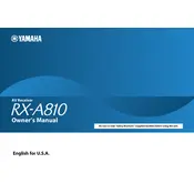 Yamaha RX-A810 Receiver