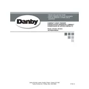 Danby DCF055A1WDB1 Freezer manual cover