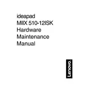 Lenovo IdeaPad Miix 510-12ISK Tablet manual cover