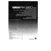 Yamaha RX-950 Receiver manual cover