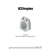 Dimplex DXGLO2 Heater manual cover