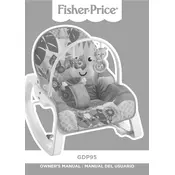 Fisher Price Mattel Infant-to-Toddler GDP95 Rocker manual cover