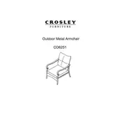 Crosley CO6251 Chair manual cover