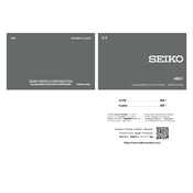 Seiko H851 Diver's Watch for Air Diving manual cover