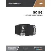 Campbell Scientific SC105 CS ⁄IO Interface manual cover