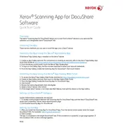 Xerox Scanning App for DocuShare Software Application manual cover