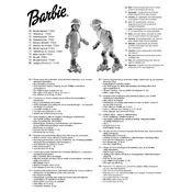 Fisher Price Mattel Barbie Learn 2 Inline Skates 77203 Toy manual cover