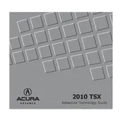 Acura TSX 200 Sedan manual cover