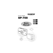 Olympus SP-700 manual cover