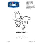 Chicco Pocket Snack Chair manual cover