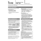 Icom CS-52 Software manual cover