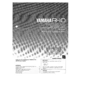 Yamaha R-10 Receiver manual cover