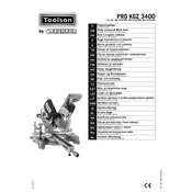 Toolson Bauhaus PRO KGZ 3400  3901209960 Saw manual cover