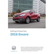 Buick Encore 2016 manual cover