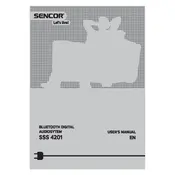 Sencor SSS 4201 Audio System manual cover