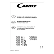 Candy PC PVTP640NC manual cover