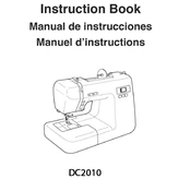 Janome DC2010 manual cover