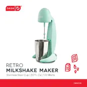 Dash DMM100 Retro Milkshake Maker manual cover