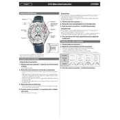 Citizen 6300 Watch manual cover