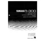 Yamaha R-300 Receiver manual cover