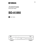 Yamaha BD-A1060 Disc Player manual cover