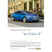 Chevrolet Volt 2016 manual cover