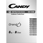 Candy GOC 580B-S manual cover