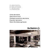 De Dietrich DHD1192X Hood manual cover