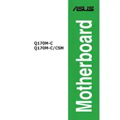 ASUS Q170M-C-CSM Motherboard manual cover