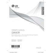 LG DLEX3070W DLEX3070W.ABWEEUS Dryer manual cover