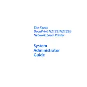 Xerox DocuPrint N2125 Printer manual cover