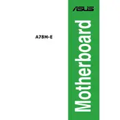 ASUS A78M-E Motherboard manual cover