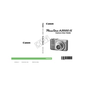 Canon PowerShot A2000 IS manual cover