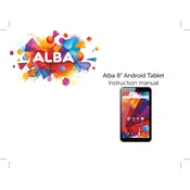 Alba 8 Inch 743/0587 Tablet manual cover