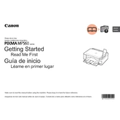 Canon Pixma MP560 Series K10343 manual cover