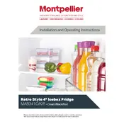 Montpellier MAB341C Refrigerator manual cover