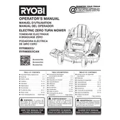 Ryobi RYRM8003 Mower manual cover