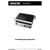 Sencor SBG 6650BK Grill manual cover