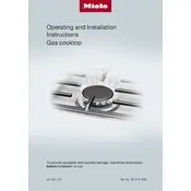 Miele KM 3464 G Cooktop manual cover